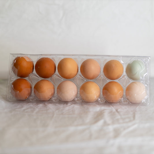 Non-subscription free-range, Non-GMO chicken eggs (dozen)